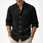 Rafael - Men's Relaxed Long-Sleeve Button-Up Shirt