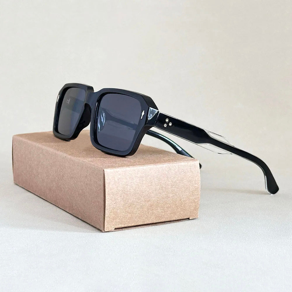 Rayblock - Vintage Aviator-Inspired Square Sunglasses