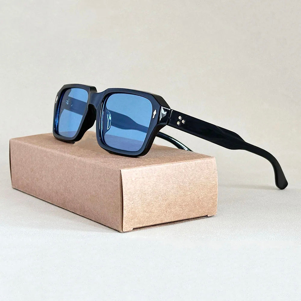 Rayblock - Vintage Aviator-Inspired Square Sunglasses