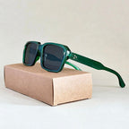 Rayblock - Vintage Aviator-Inspired Square Sunglasses
