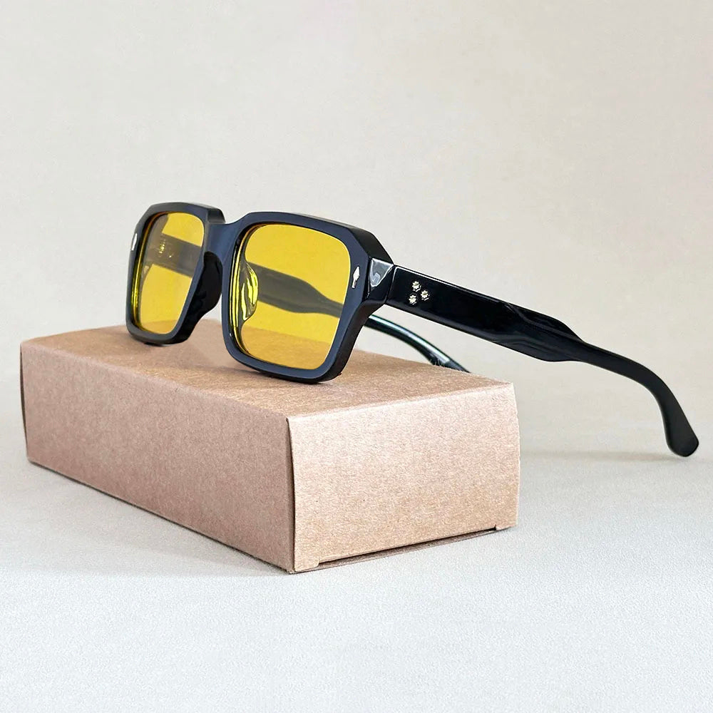 Rayblock - Vintage Aviator-Inspired Square Sunglasses