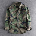 Reid - Men's Camouflage Long Sleeve Button-Down