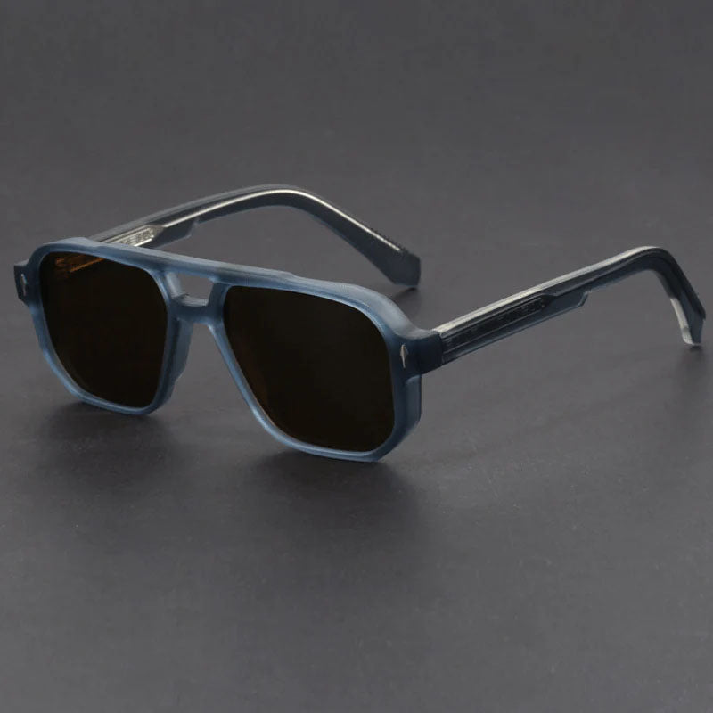 Ridgeline - Retro Double-Bridge Navigator Sunglasses