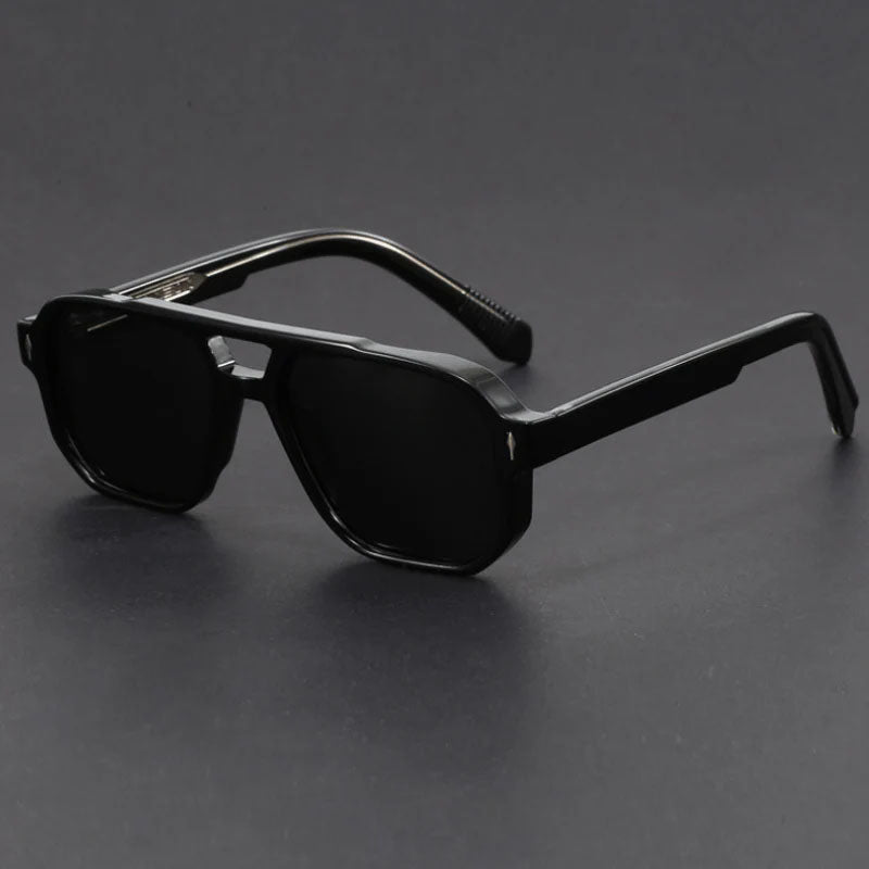 Ridgeline - Retro Double-Bridge Navigator Sunglasses