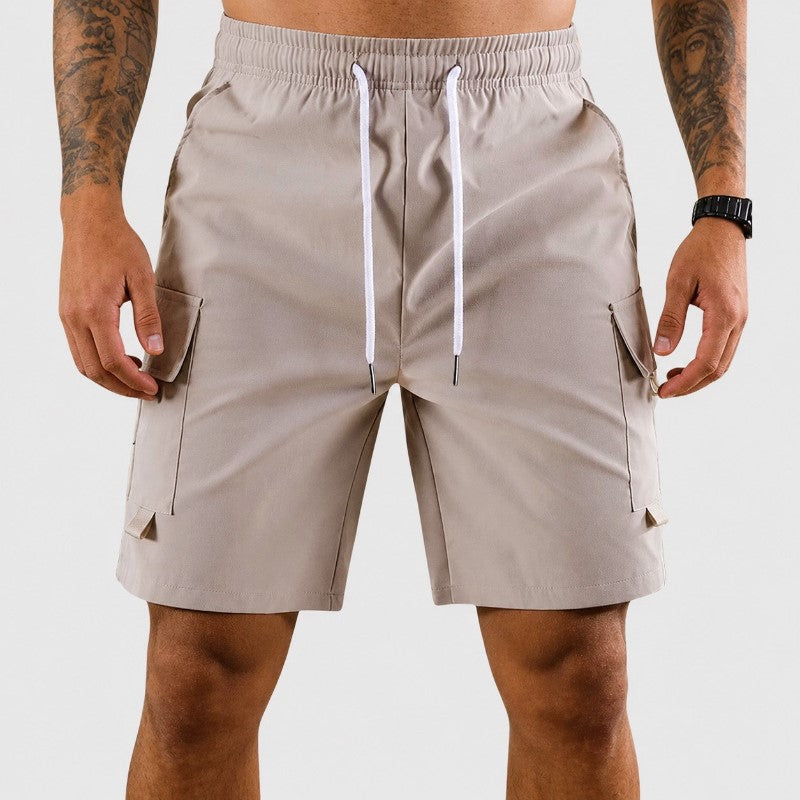 Ronald - Men's Drawstring Utility Cargo Shorts