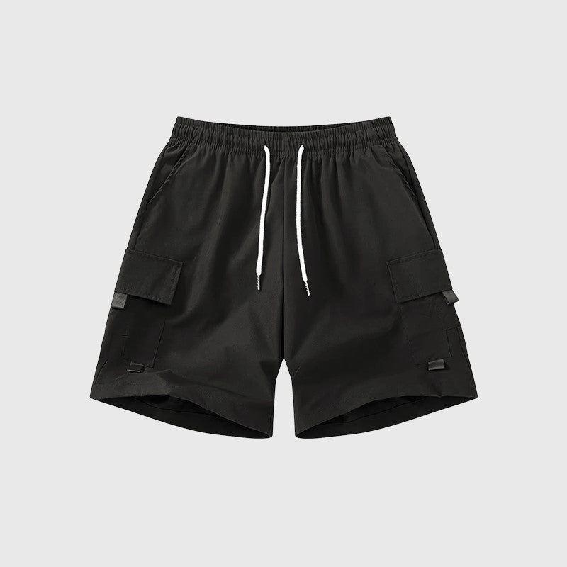 Ronald - Men's Drawstring Utility Cargo Shorts