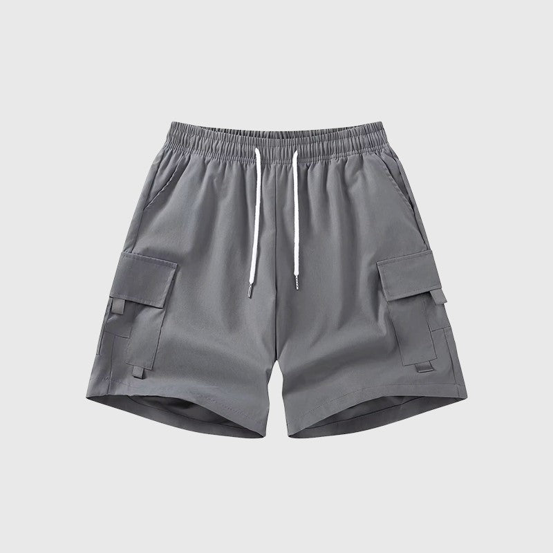 Ronald - Men's Drawstring Utility Cargo Shorts
