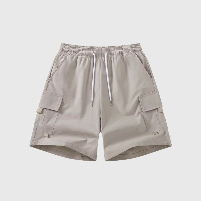 Ronald - Men's Drawstring Utility Cargo Shorts