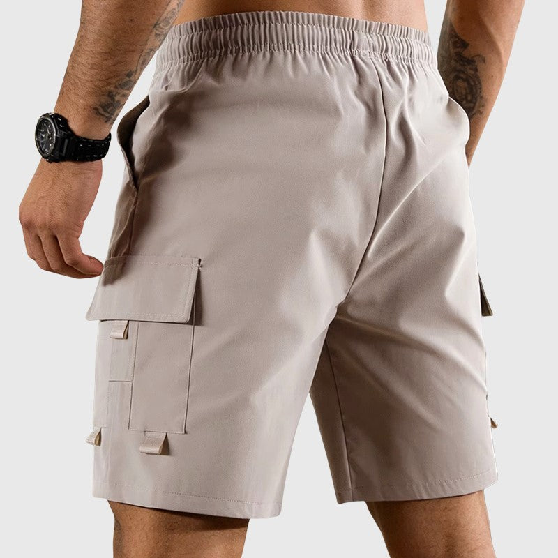 Ronald - Men's Drawstring Utility Cargo Shorts