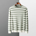 Ryan - Men's Classic Stripe Long Sleeve Sweater