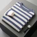 Ryan - Men's Classic Stripe Long Sleeve Sweater