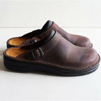 Sadie - Women's Round Toe Clogs with Buckle Strap