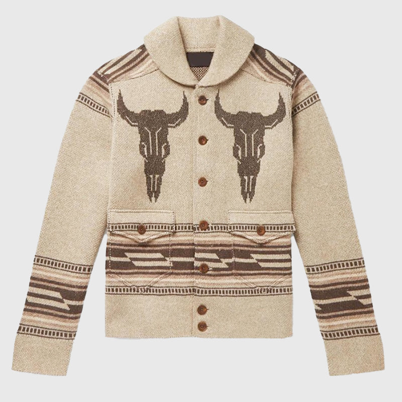 Salvador - Men's Southwestern Knit Cardigan