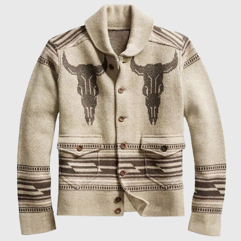Salvador - Men's Southwestern Knit Cardigan