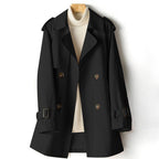 Sarah - Women's Trench Coat with Storm Flap