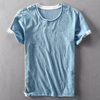 Simon - Cotton Crew Neck Short Sleeve T-Shirt