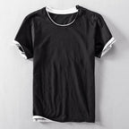 Simon - Cotton Crew Neck Short Sleeve T-Shirt