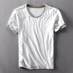 Simon - Cotton Crew Neck Short Sleeve T-Shirt