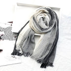 Solenne - Unisex Striped Linen Scarf