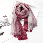 Solenne - Unisex Striped Linen Scarf