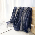 Solenne - Unisex Striped Linen Scarf