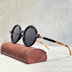 Solvane - Bohemian Bold Circular-Frame Sunglasses