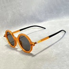 Solvane - Bohemian Bold Circular-Frame Sunglasses