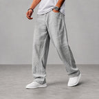 Stephen - Men's Relaxed Wide-Leg Linen Pants