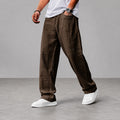 Stephen - Men's Relaxed Wide-Leg Linen Pants