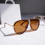 Sterling - Oversized Gradient Aviator Sunglasses