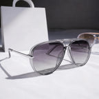 Sterling - Oversized Gradient Aviator Sunglasses