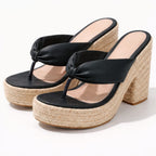 Talia - Women's Boho Espadrille Block-Heel Sandals