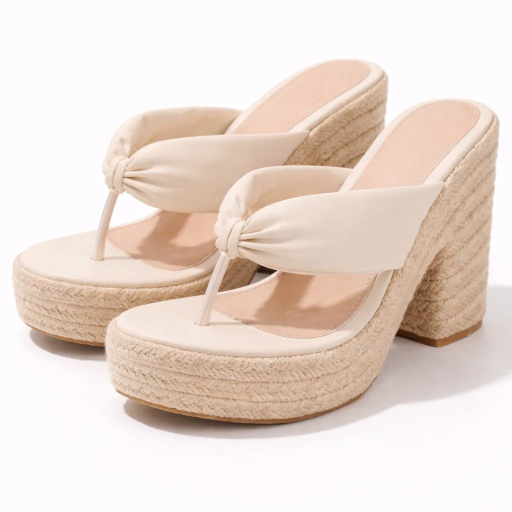 Talia - Women's Boho Espadrille Block-Heel Sandals