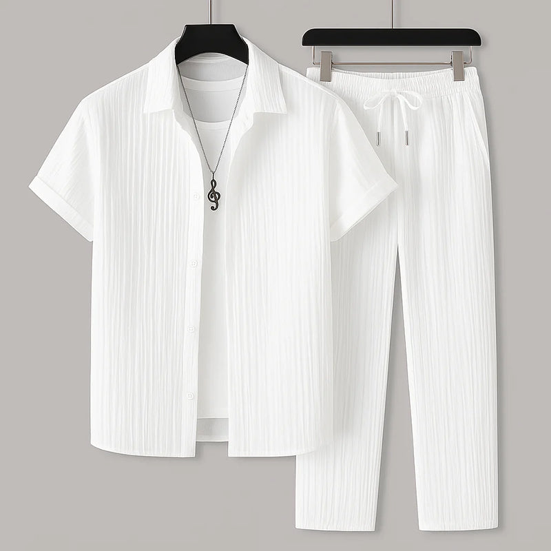 Thomas - Men’s Relaxed Linen Blend Lounge Set