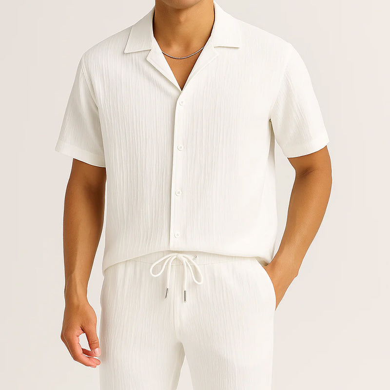 Thomas - Men’s Relaxed Linen Blend Lounge Set