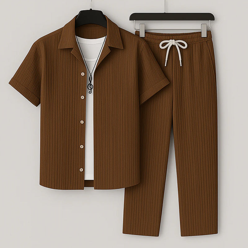 Thomas - Men’s Relaxed Linen Blend Lounge Set