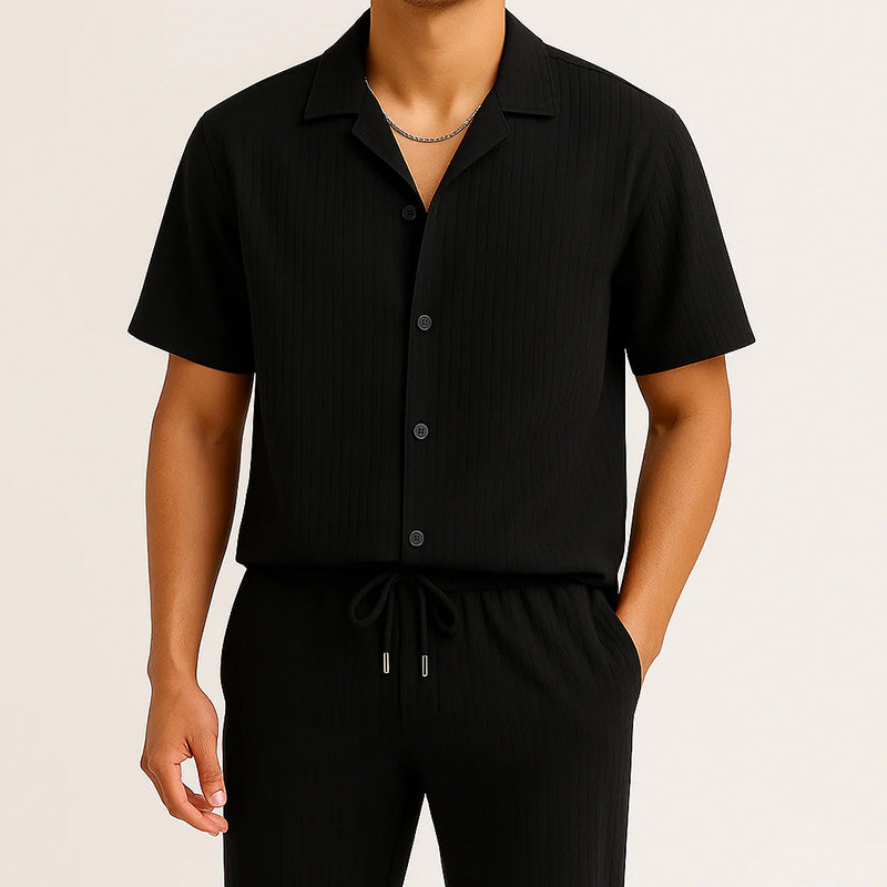 Thomas - Men’s Relaxed Linen Blend Lounge Set