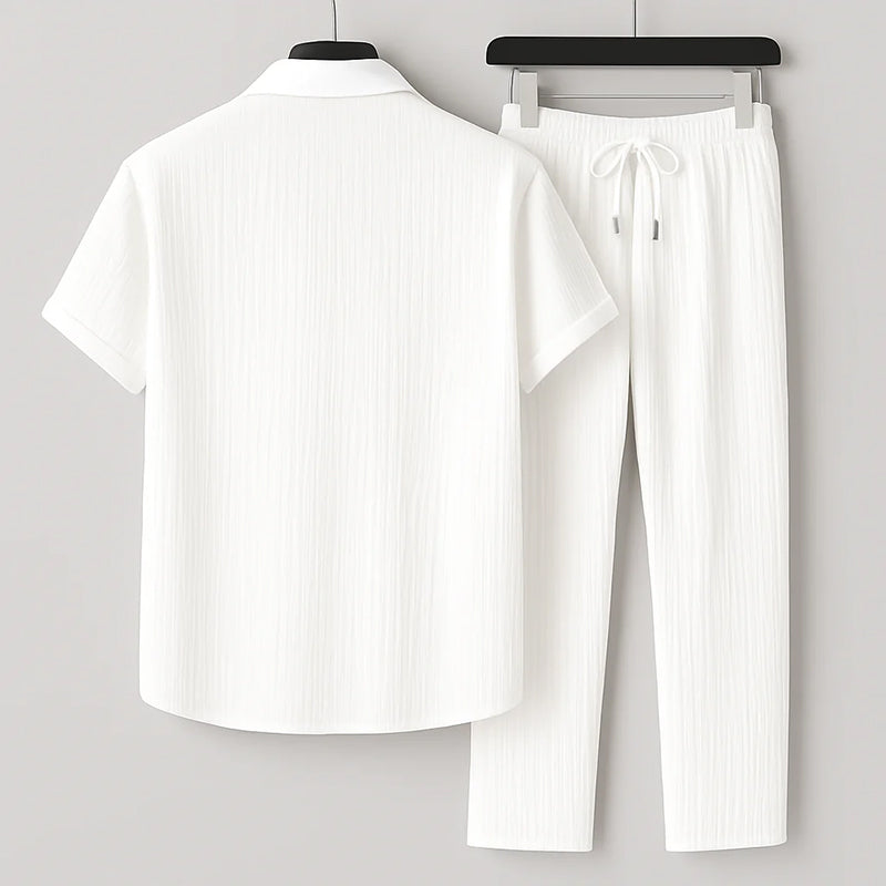 Thomas - Men’s Relaxed Linen Blend Lounge Set