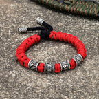 Vaelora - Paracord Bracelet with Celtic Charm Beads