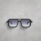 Velour - Bold Hexagonal-Frame Shield Sunglasses
