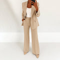 Victoria - Women’s Tailored Wide-Leg Suit Set