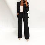 Victoria - Women’s Tailored Wide-Leg Suit Set