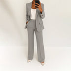 Victoria - Women’s Tailored Wide-Leg Suit Set