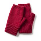 Virelle  - Ribbed Fingerless Cashmere Mittens