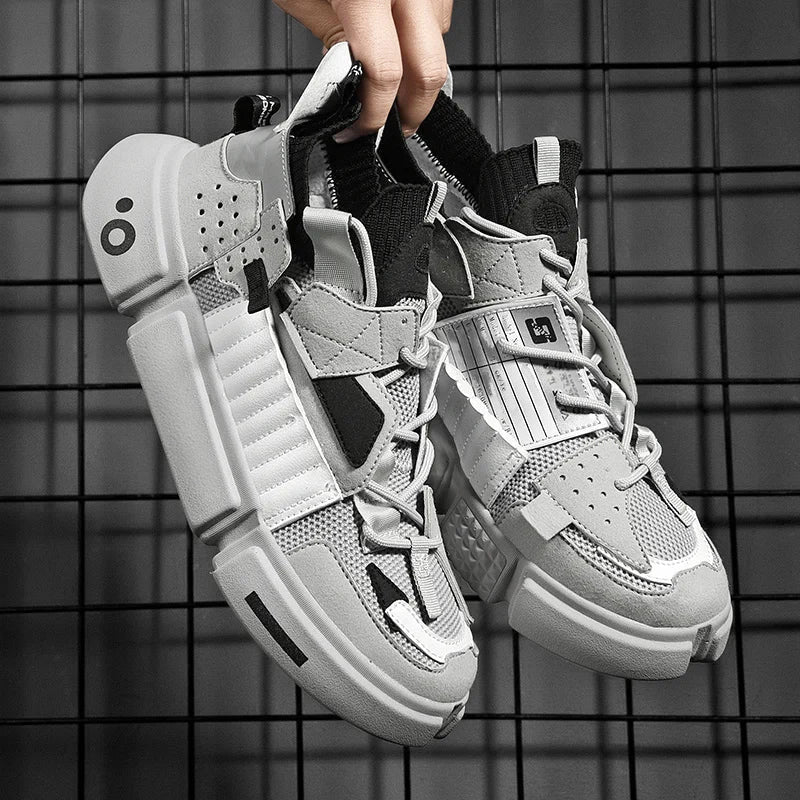 Walker - Men's Color-Block High-Top Sneakers