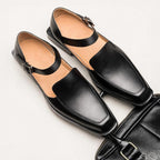 Wells - Men's Square-Toe Monk Strap Sandals
