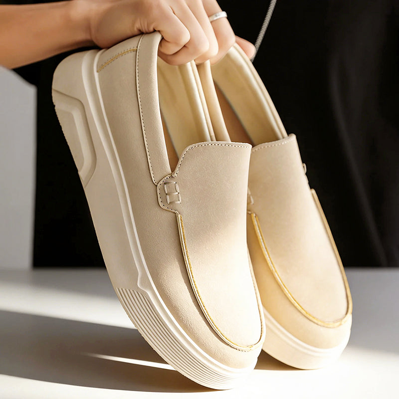 Wesley - Men's Chunky Sole Slip-On Loafers