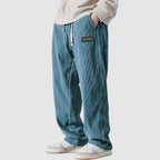 Wesley - Men's Ribbed Corduroy Drawstring Trousers