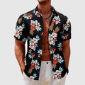 Wyatt - Men's Hawaiian Short Sleeve Button-Down Shirt