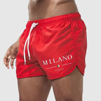 Zachary - Men’s Quick-Dry Retro Swim Shorts